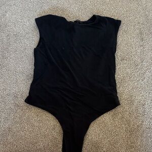 Forever 21 Black Sleeveless Bodysuit